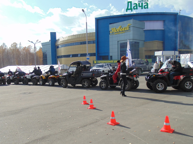 Мотосалон "Агат-Авто" на мотородео в Иркутске