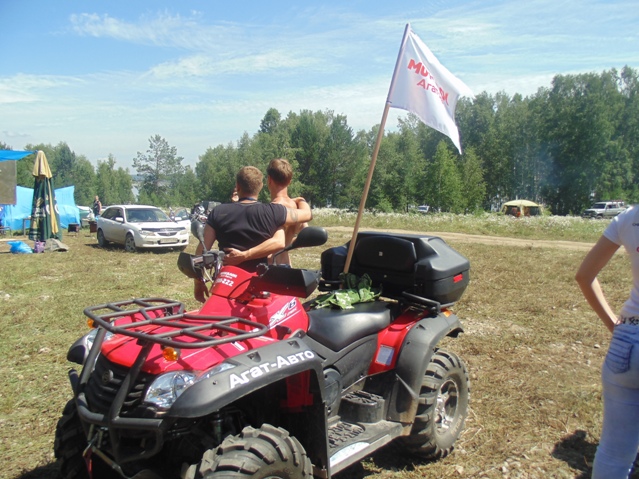 Мотосалон "Агат-Авто" на Байк-фестивале Байкальский Берег 2014