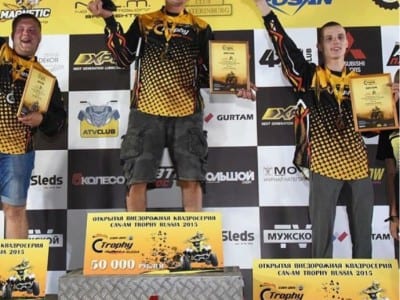 Победа "Grizzly Club" на 3 этапе Can-Am Trophy в Астрахани