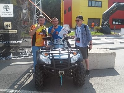 Победители Гонки Героев в Тульской области получили квадроциклы
