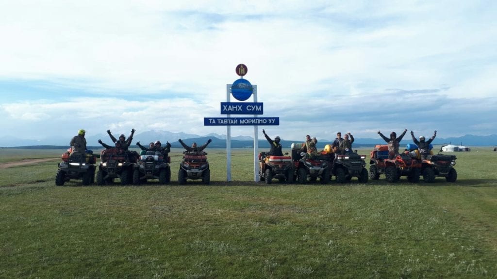 Иркутская команда квадроциклистов посетила Монголию