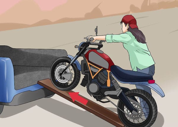 Как перевезти мотоцикл