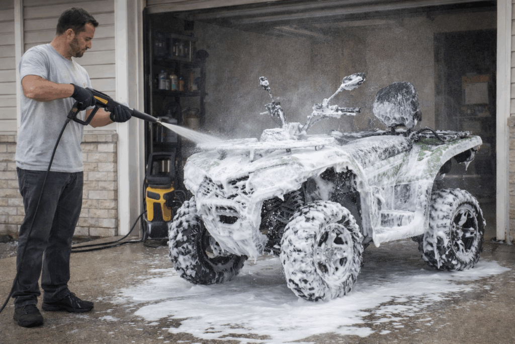 Мойка квадроцикла — как правильно?