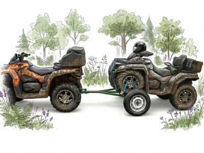 Можно ли буксировать квадроцикл