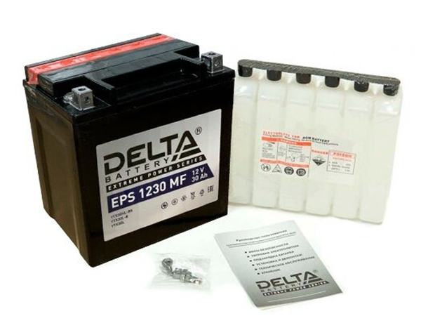 Аккумулятор Delta, GEL АКБ 30Ah (сухозаряженный)