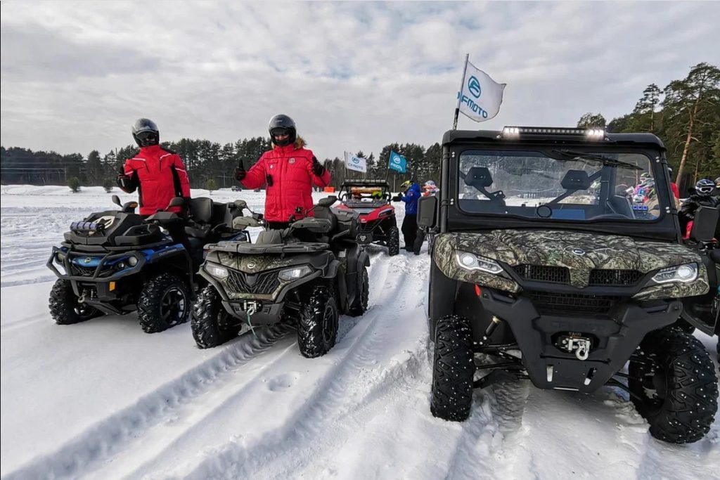 Где покататься на квадроцикле зимой