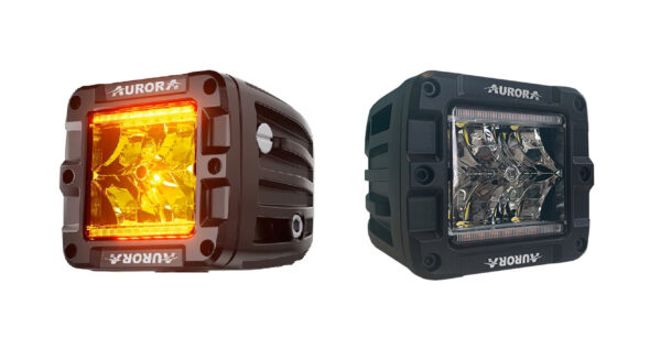 Светодиодная фара "Aurora" (A)Amber, (W)White