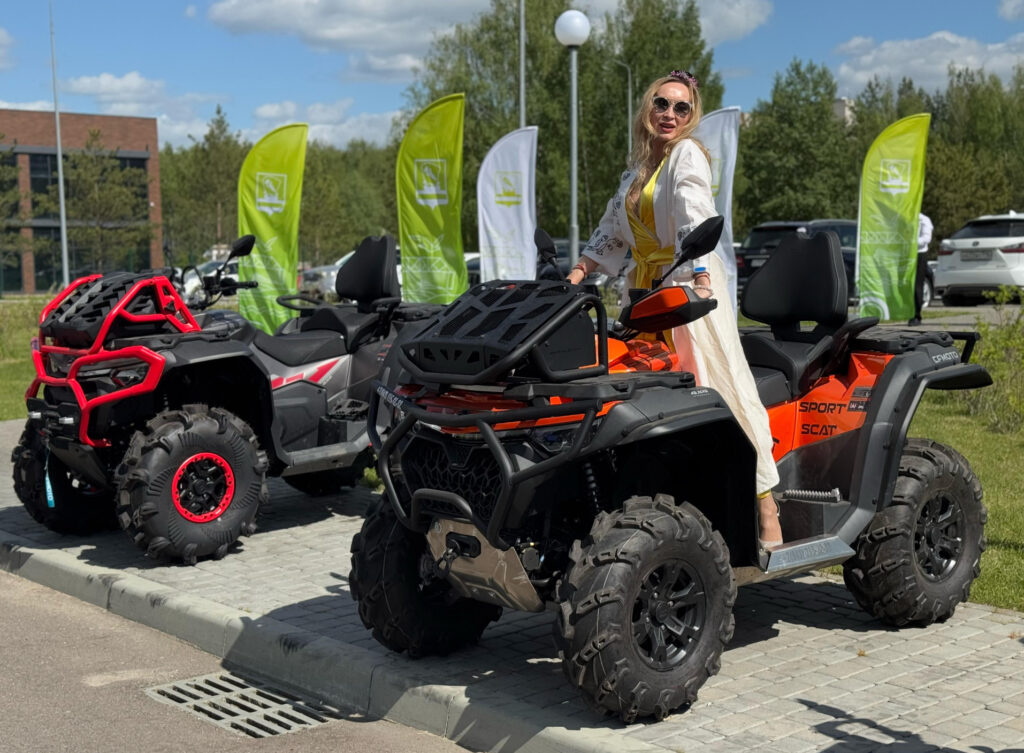 Демонстрационная экспозиция квадроциклов CFMOTO от «СПОРТ-СКАТ»