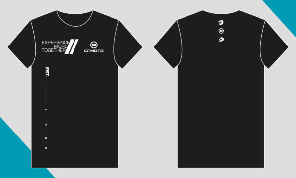 Черная футболка experience