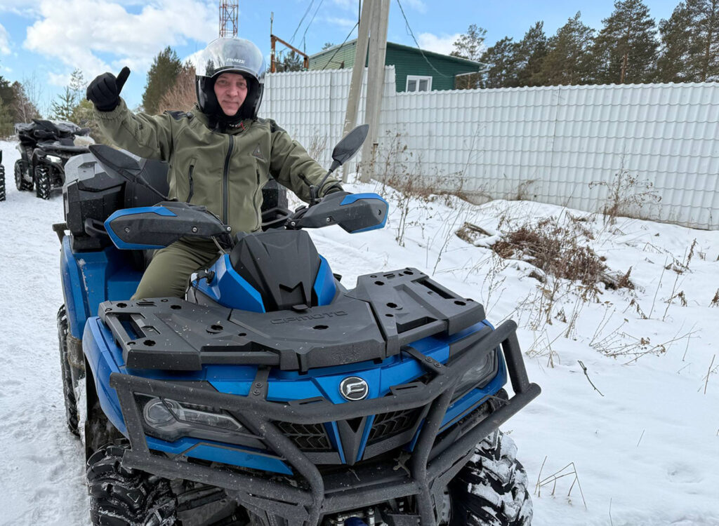 Двухдневный выезд к скальнику «Витязь»: зима встречает квадроциклистов