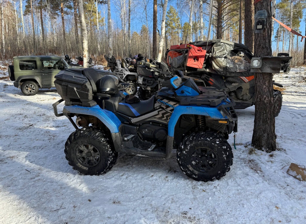 Двухдневный выезд к скальнику «Витязь»: зима встречает квадроциклистов