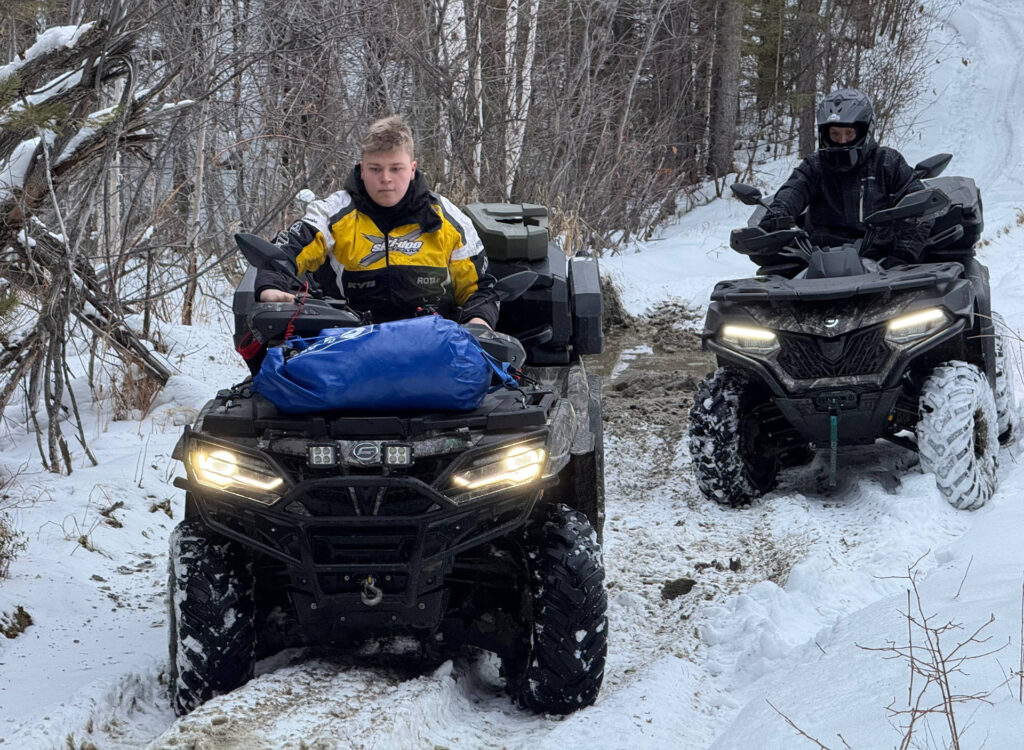 Двухдневный выезд к скальнику «Витязь»: зима встречает квадроциклистов