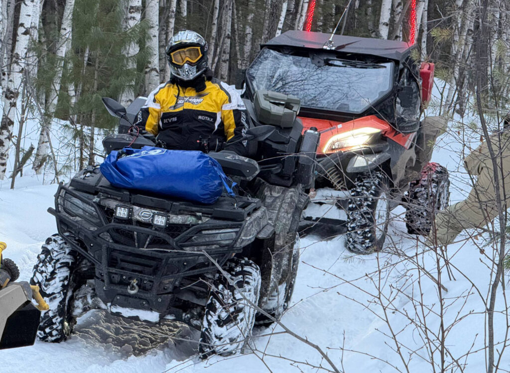 Двухдневный выезд к скальнику «Витязь»: зима встречает квадроциклистов