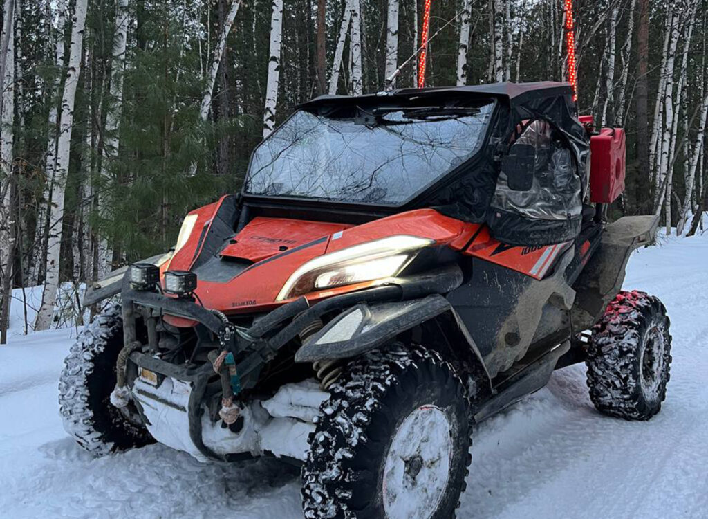 Двухдневный выезд к скальнику «Витязь»: зима встречает квадроциклистов