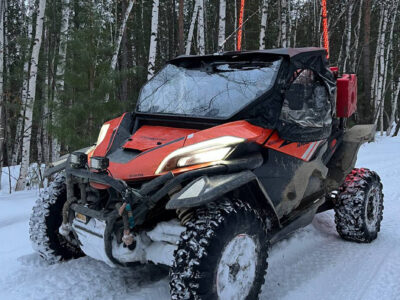 Двухдневный выезд к скальнику «Витязь»: зима встречает квадроциклистов