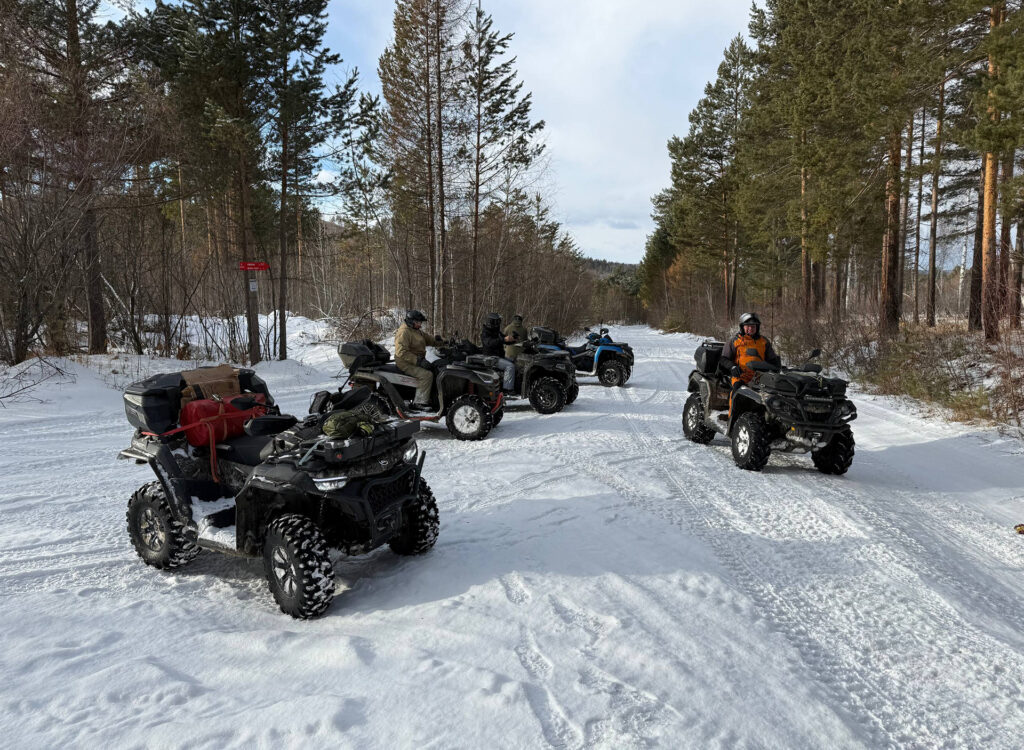 Двухдневный выезд к скальнику «Витязь»: зима встречает квадроциклистов
