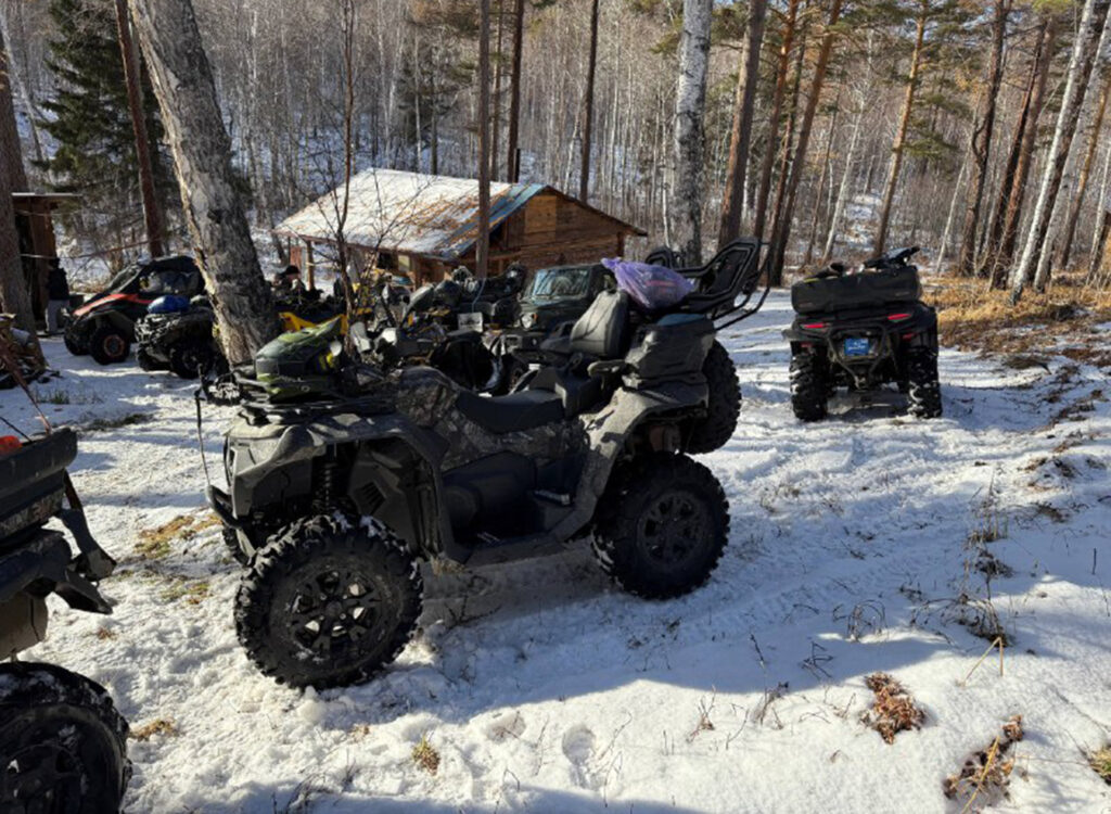 Двухдневный выезд к скальнику «Витязь»: зима встречает квадроциклистов