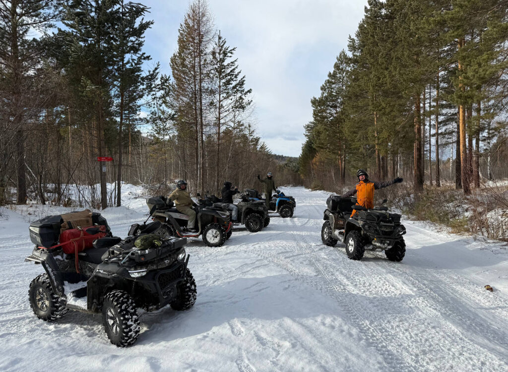 Двухдневный выезд к скальнику «Витязь»: зима встречает квадроциклистов
