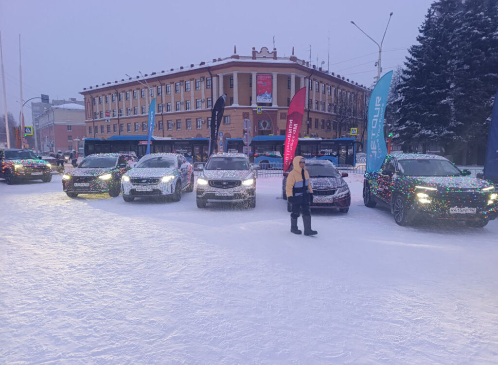 «Хантер Лэнд» на открытии ледового городка в Кемерово