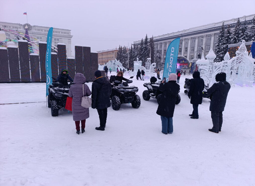 «Хантер Лэнд» на открытии ледового городка в Кемерово