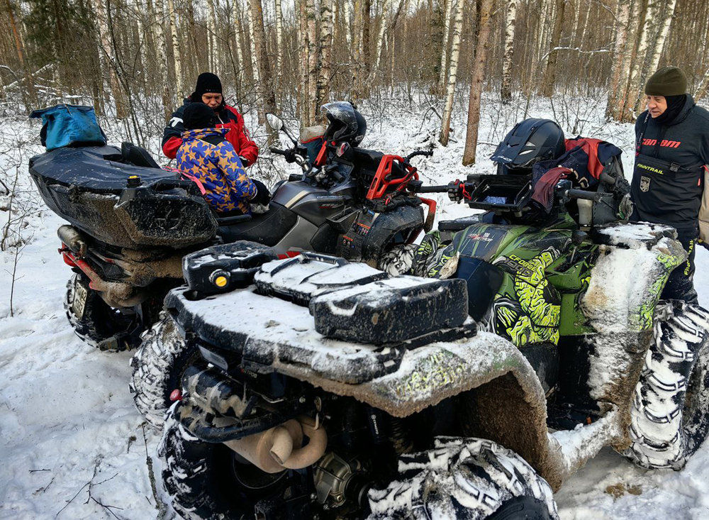 110 км зимнего маршрута на технике CFMOTO с «Розой Ветров»