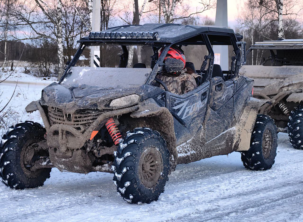 110 км зимнего маршрута на технике CFMOTO с «Розой Ветров»