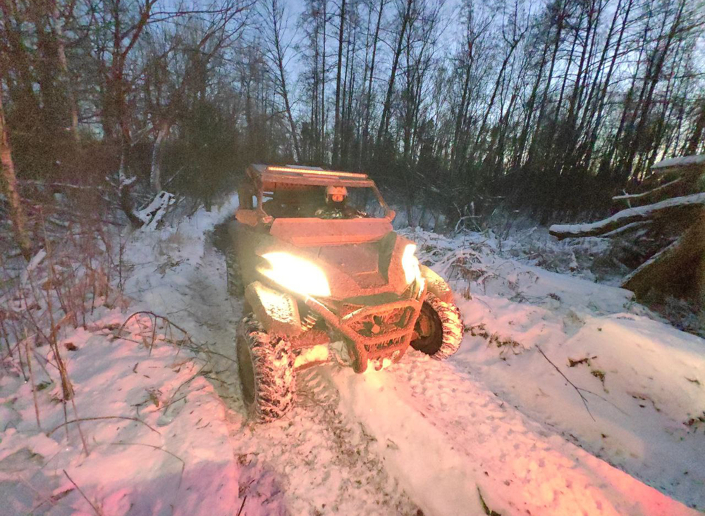 110 км зимнего маршрута на технике CFMOTO с «Розой Ветров»