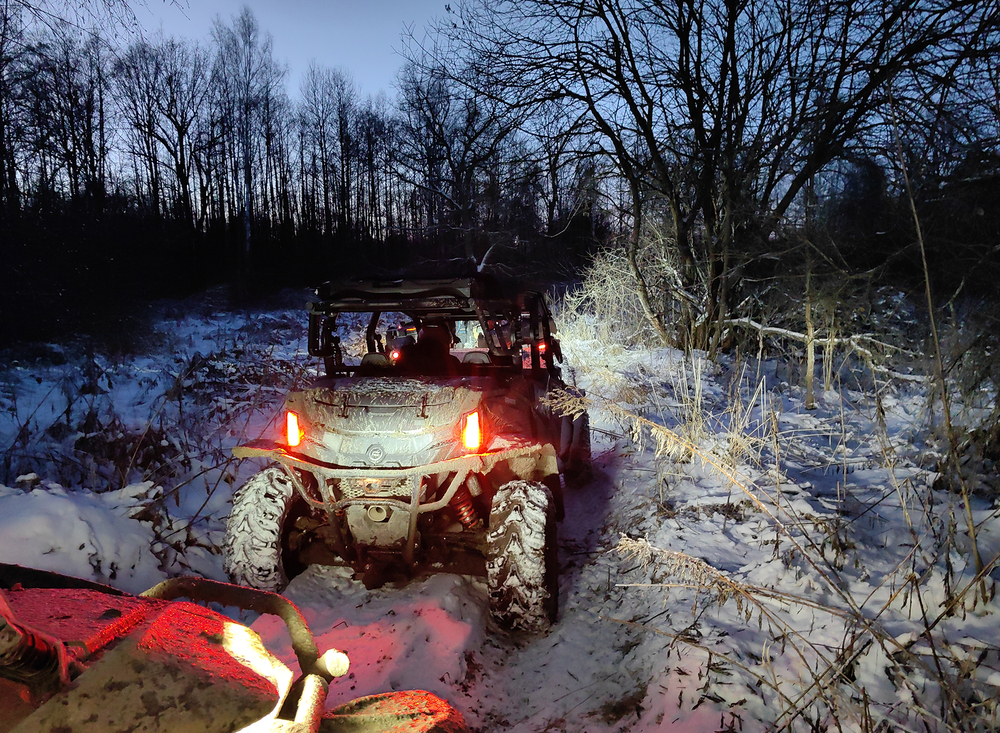 110 км зимнего маршрута на технике CFMOTO с «Розой Ветров»