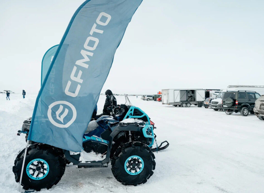 Чемпионат Омской области по трековым гонкам: тест-драйв квадроциклов CFMOTO от «Антикор-Сервис»