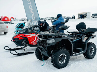 Чемпионат Омской области по трековым гонкам: тест-драйв квадроциклов CFMOTO от «Антикор-Сервис»