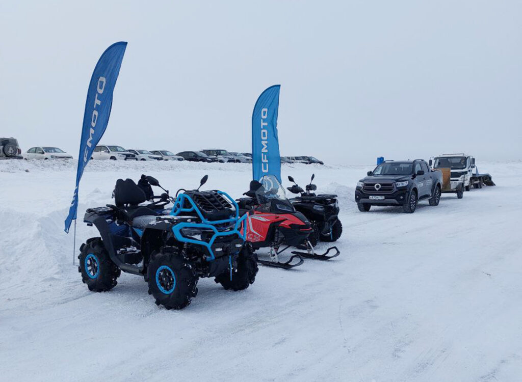 Чемпионат Омской области по трековым гонкам: тест-драйв квадроциклов CFMOTO от «Антикор-Сервис»