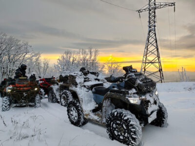 Зимний выезд «Форсажа» по маршруту Геленджик – Архипо‑Осиповка