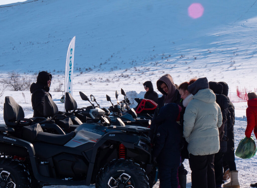 Мотосалон «Квадро-Мото» представил линейку квадроциклов CFMOTO на масленичных гуляниях в горнолыжном комплексе «Гребени» под Оренбургом