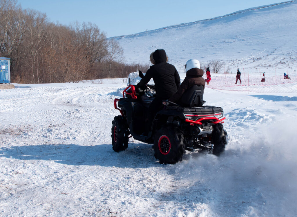 Мотосалон «Квадро-Мото» представил линейку квадроциклов CFMOTO на масленичных гуляниях в горнолыжном комплексе «Гребени» под Оренбургом