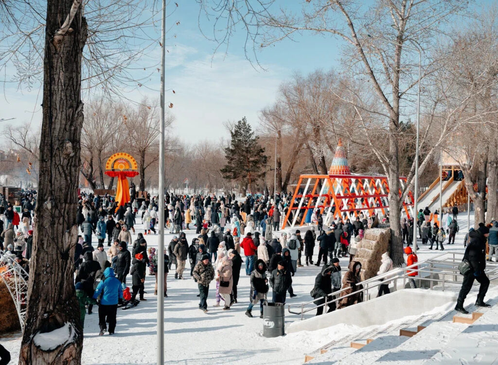 «Антикор-Сервис» на праздновании Масленицы в Омске