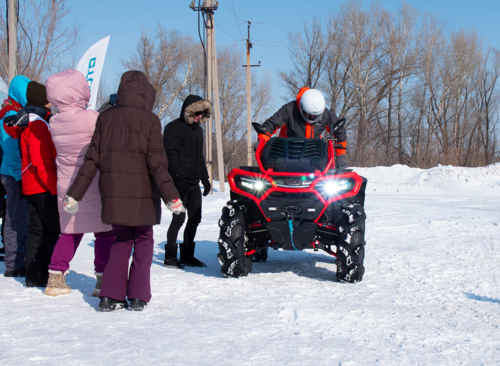 Мотосалон «Квадро-Мото» представил линейку квадроциклов CFMOTO на масленичных гуляниях в горнолыжном комплексе «Гребени» под Оренбургом