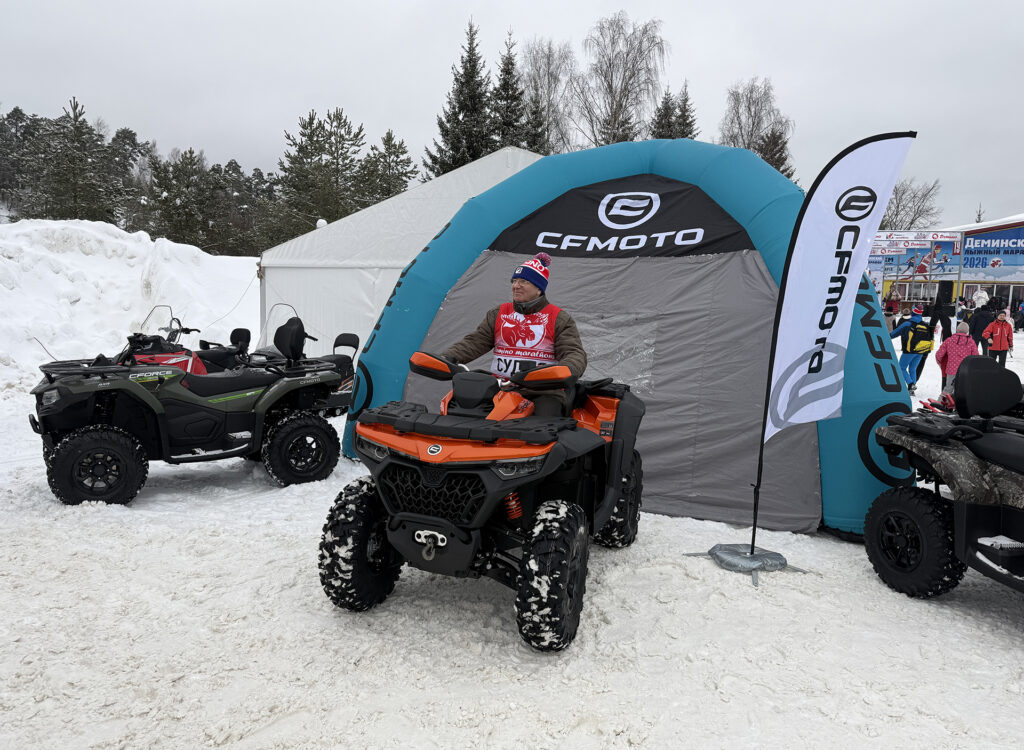 Тест-драйв и презентация техники CFMOTO от мотосалона Discovery на XIX Традиционном Международном Ростех Дёминском марафоне 2026