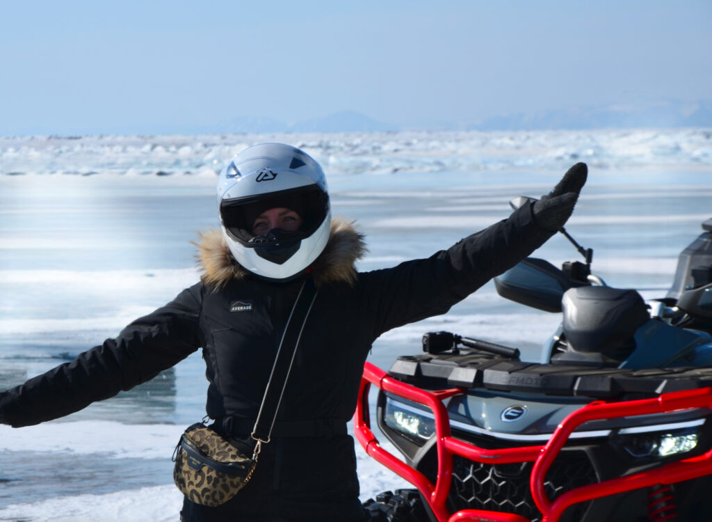 Квадроциклы CFMOTO на зимнем Байкале!