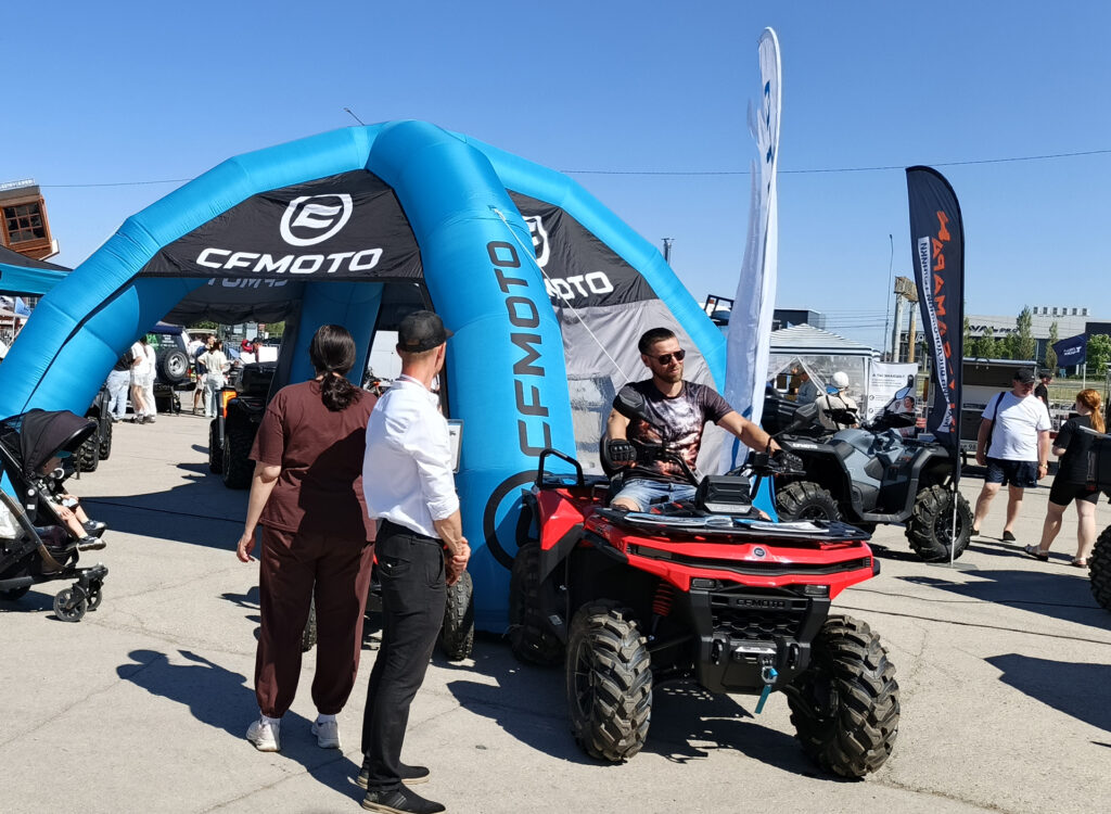 Дилерский центр «АТВ-Самара» представил полную линейку CFMOTO на фестивале «ТурПритяжение»