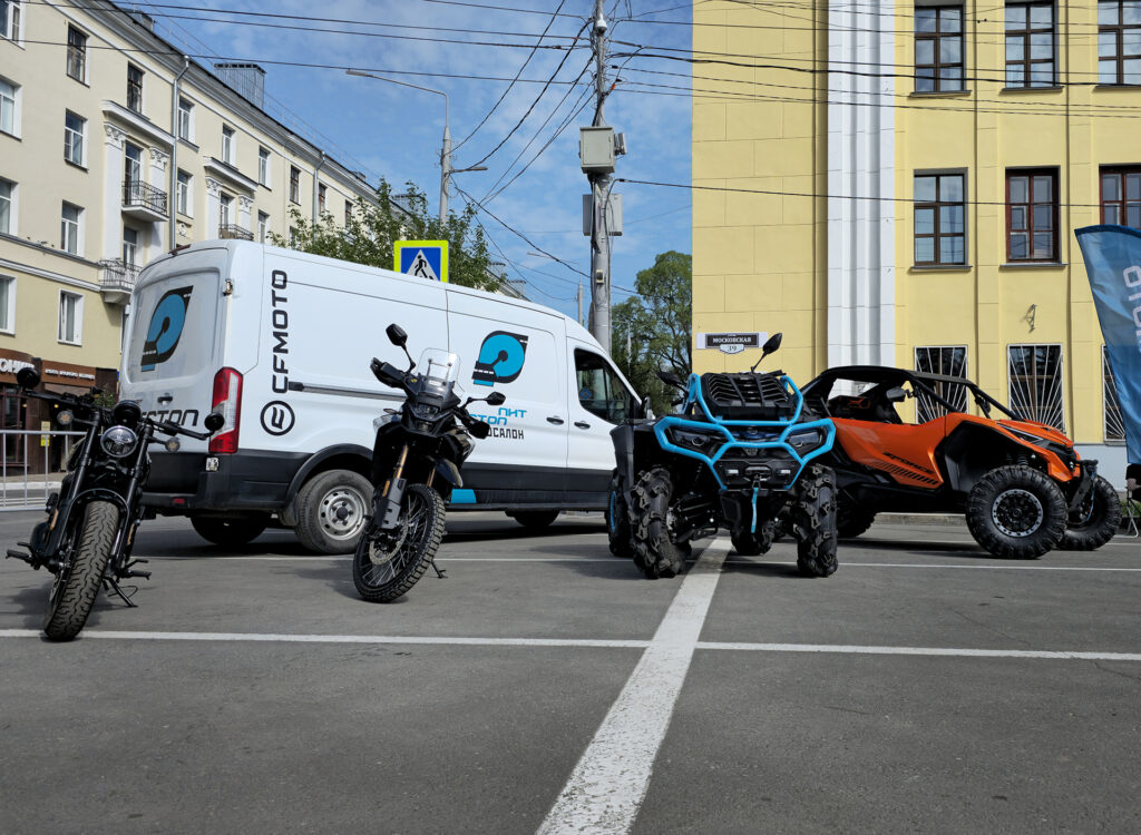 Выставка техники CFMOTO на открытии мотосезона-2026
