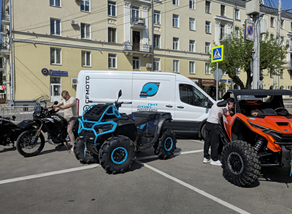 Выставка техники CFMOTO на открытии мотосезона-2026