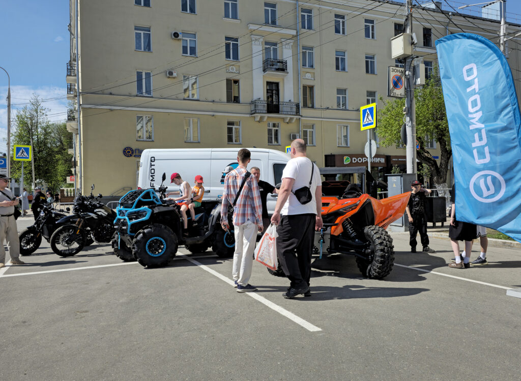 Выставка техники CFMOTO на открытии мотосезона-2026