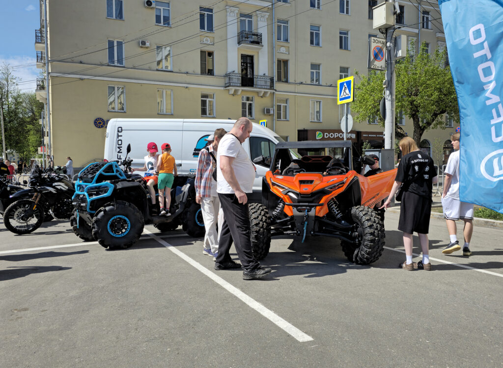 Выставка техники CFMOTO на открытии мотосезона-2026