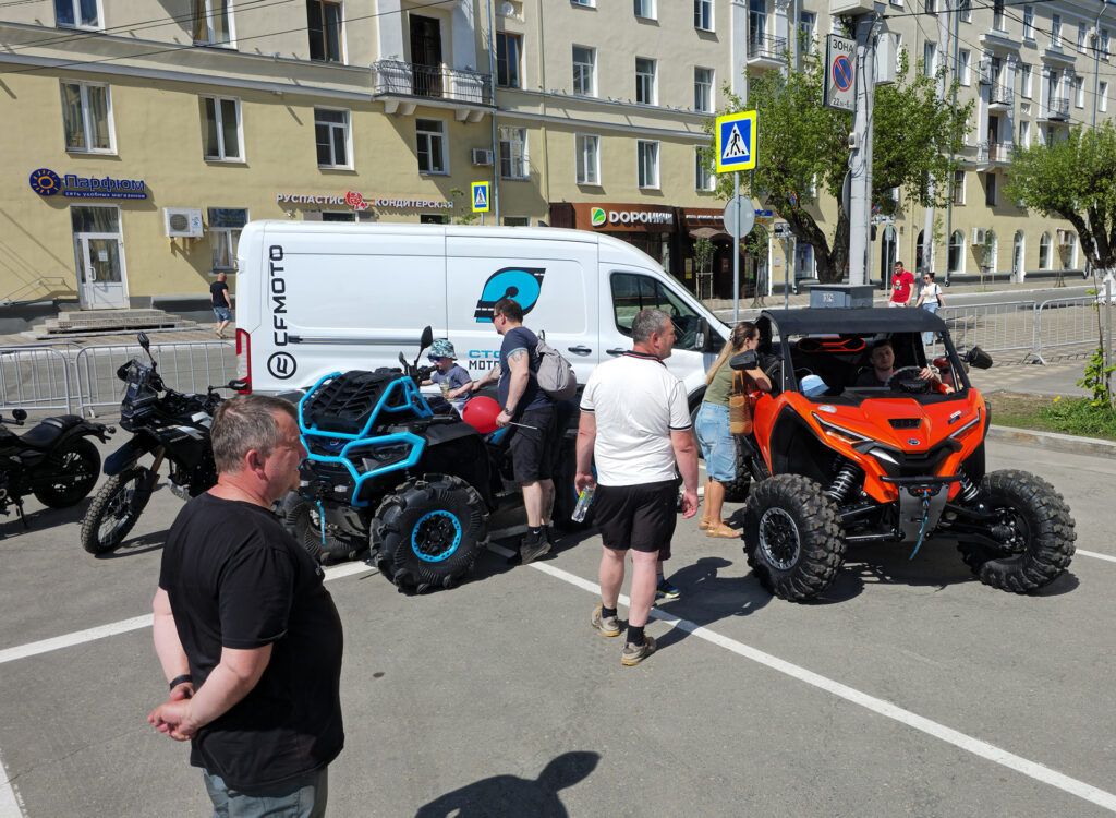 Выставка техники CFMOTO на открытии мотосезона-2026