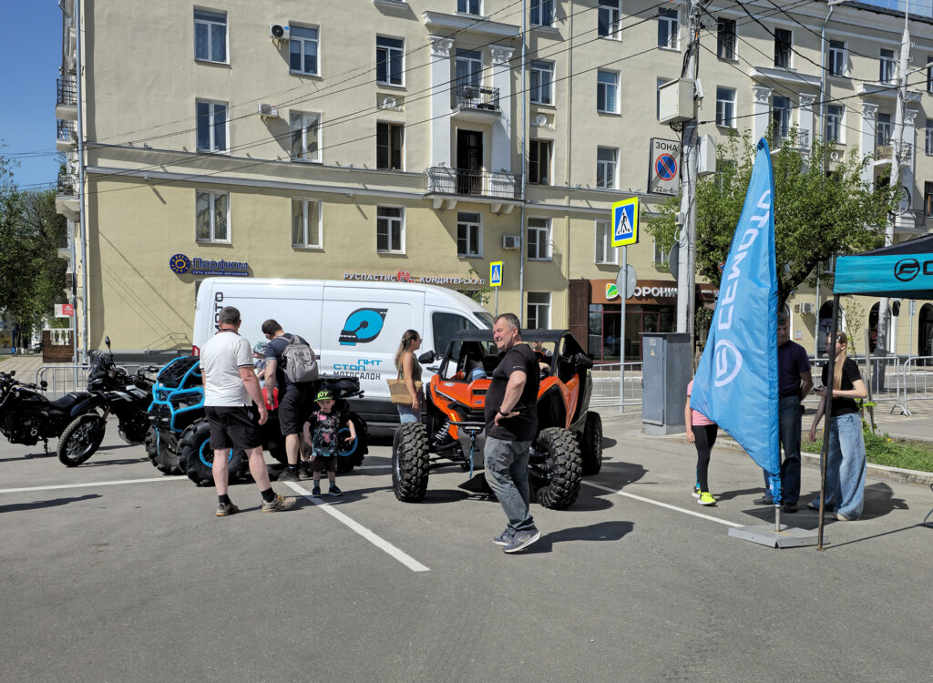 Выставка техники CFMOTO на открытии мотосезона-2026