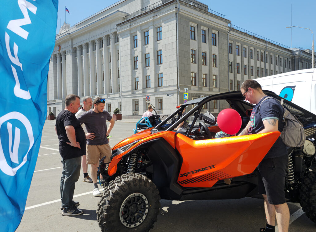 Выставка техники CFMOTO на открытии мотосезона-2026