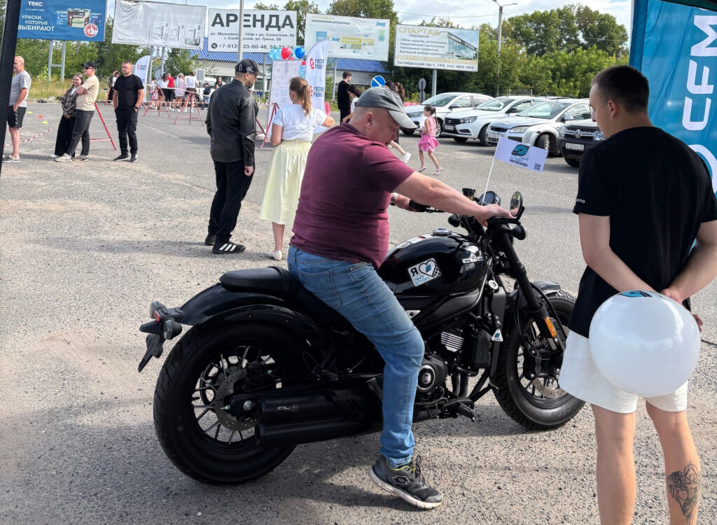 Выставка техники CFMOTO на дне рождения «Русского радио» в Кирове
