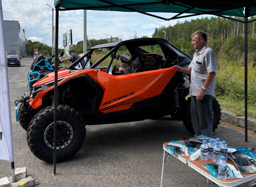 Выставка техники CFMOTO на дне рождения «Русского радио» в Кирове